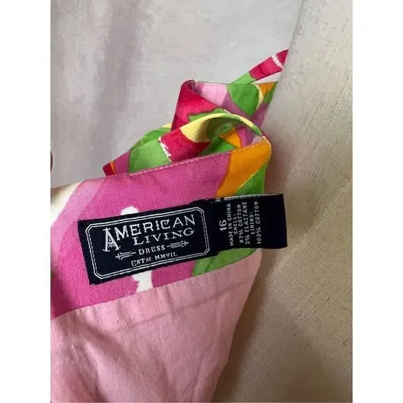 Floral Plus Size Dress - Super Cute - Picture 5 of 5